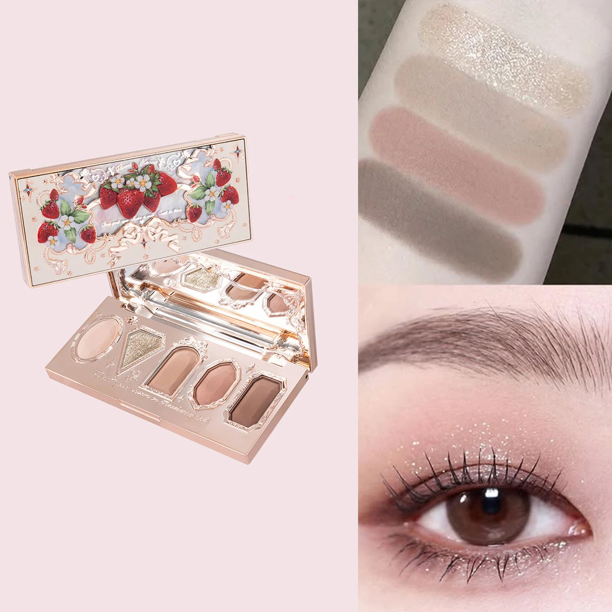 Flower Knows 2026 Bunny Garden Makeup Palette Cute Rabbit Themed Eyeshadow Blush Highlight All In One Cosmetic Collection