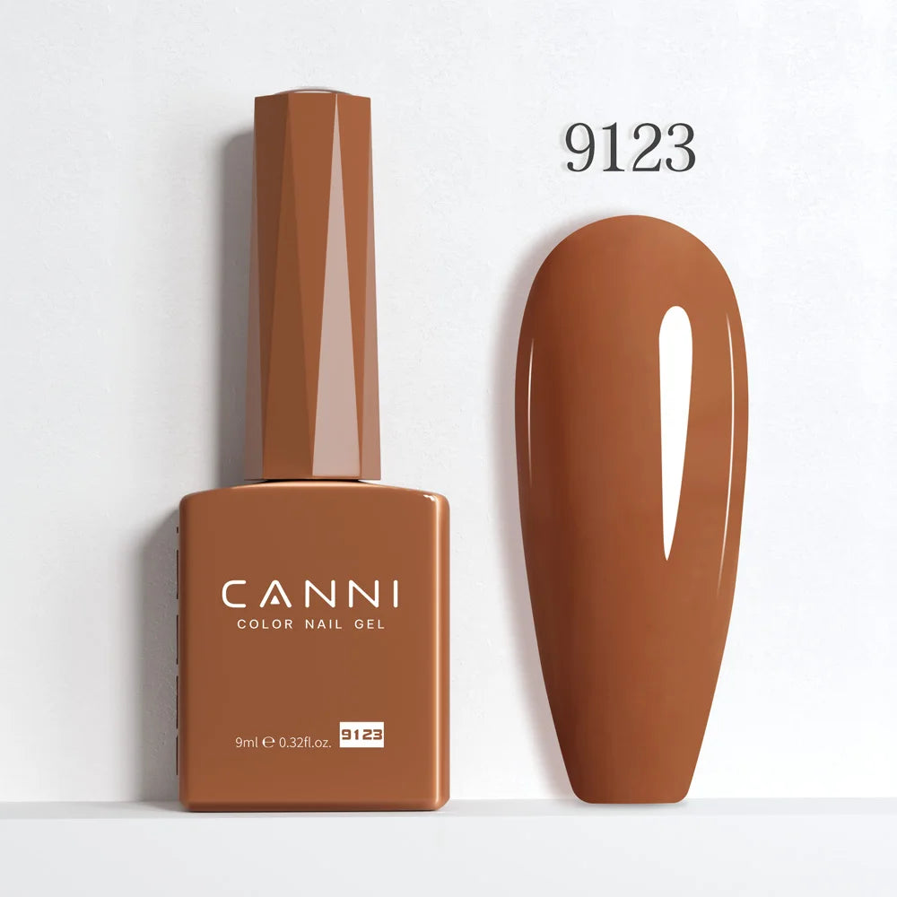 9ml CANNI HEMA/TPO FREE Nude Pink Color Nail Gel Polish Full Coverage Semi Permanent Long Wear Top Coat Venalisa Gel Varnish