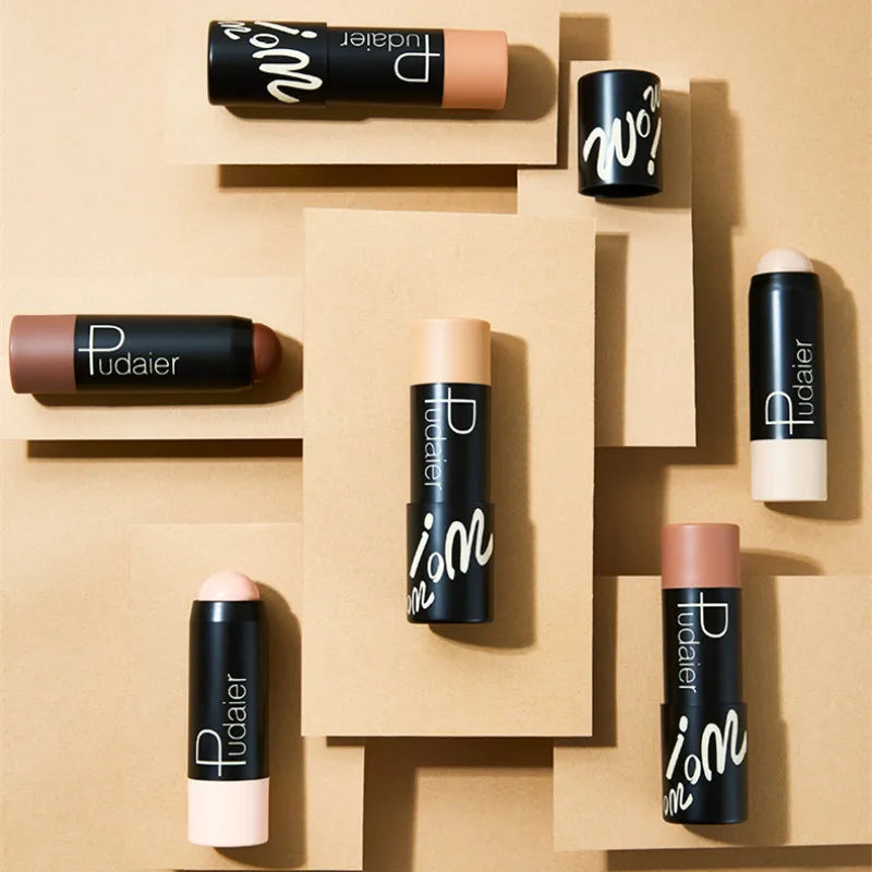 Light Breathable Concealer Foundation Makeup Stick Matte Oil Control Natural Moisturizer Face Foundation Cream Lasting Cosmetic