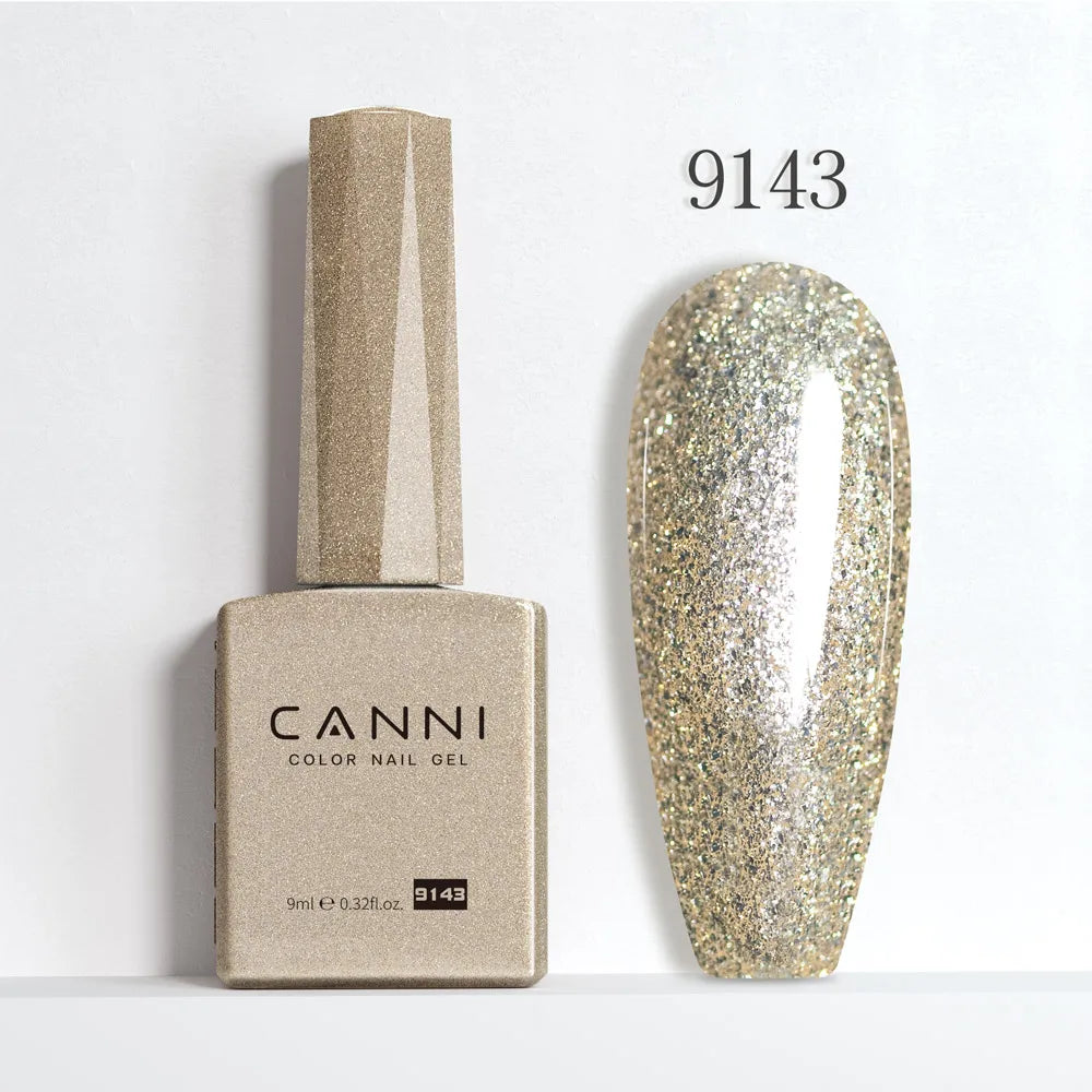 9ml CANNI HEMA/TPO FREE Nude Pink Color Nail Gel Polish Full Coverage Semi Permanent Long Wear Top Coat Venalisa Gel Varnish