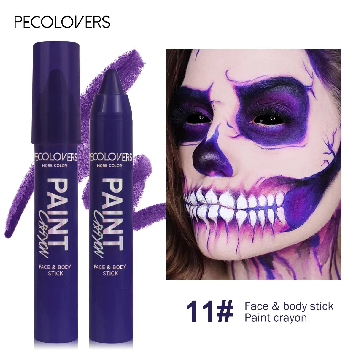 1PC Colorful Facial and Body Paint Sticks - Waterproof, Gentle Texture, Long-lasting, Suitable for Party, Ideal for Women's Gift
