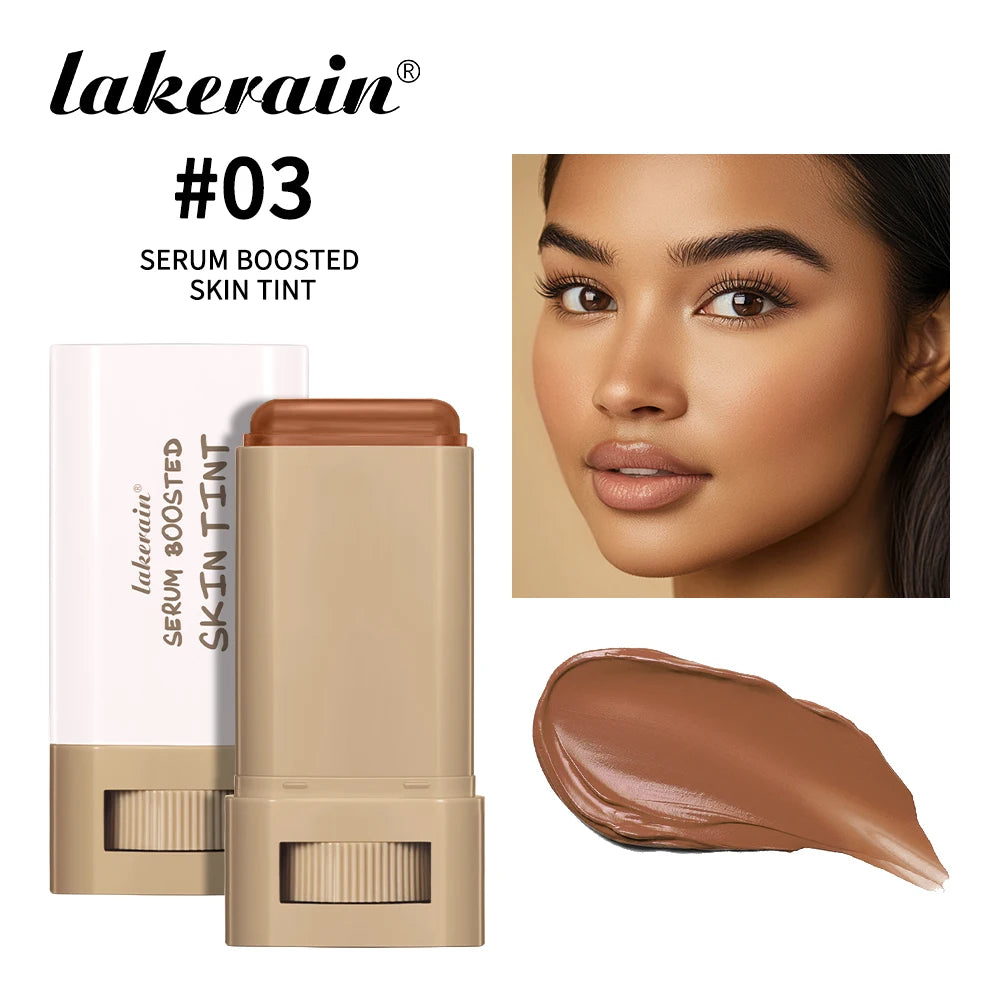 Skin Tint Stick Waterproof Nourishing Solid Tinted Serum Foundation Skin Tint Balm Face Tinted Face  Stick Makeup