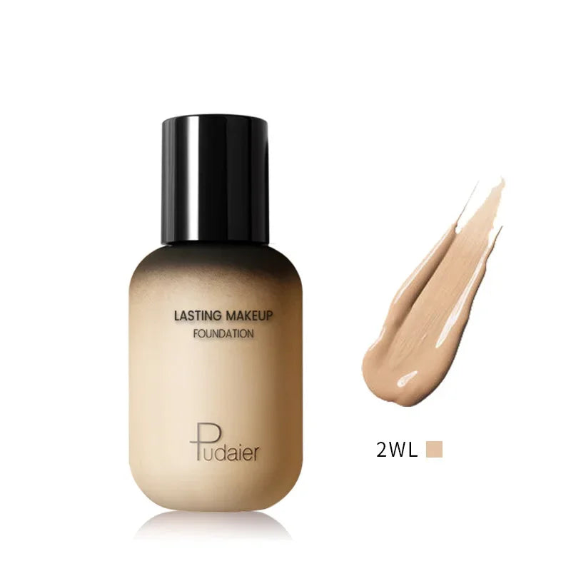 Face Foundation Makeup Base Cream Mineral Full Coverage No Cracking No Drying Waterproof Face Corrector