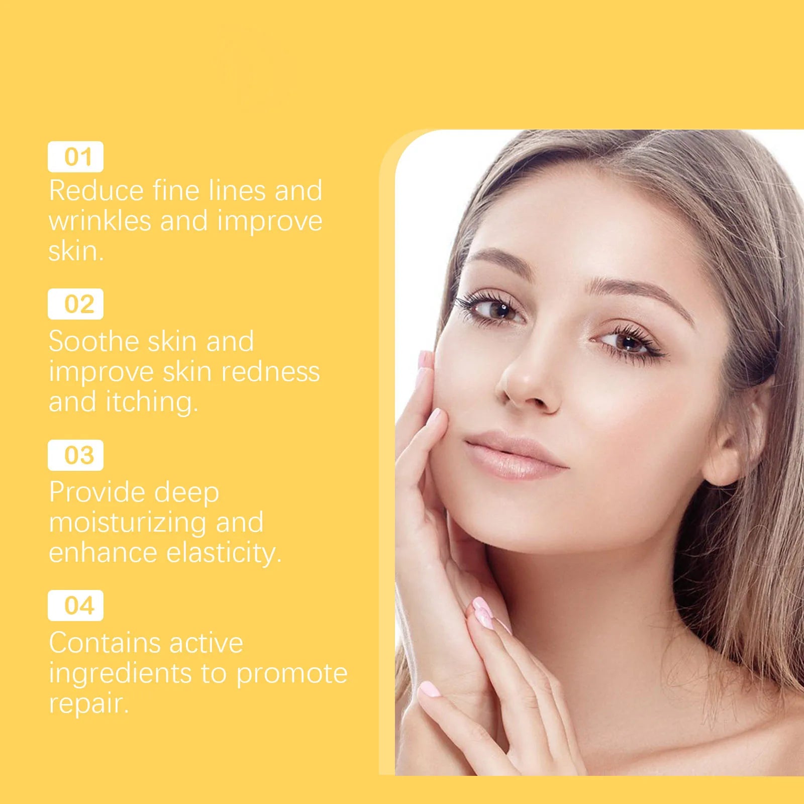 Peptide Anti Aging Spray Firming Lifting Reduce Fine Lines Lighten Pigmentation Whitening Spots Nourishing Wrinkle Removal Serum