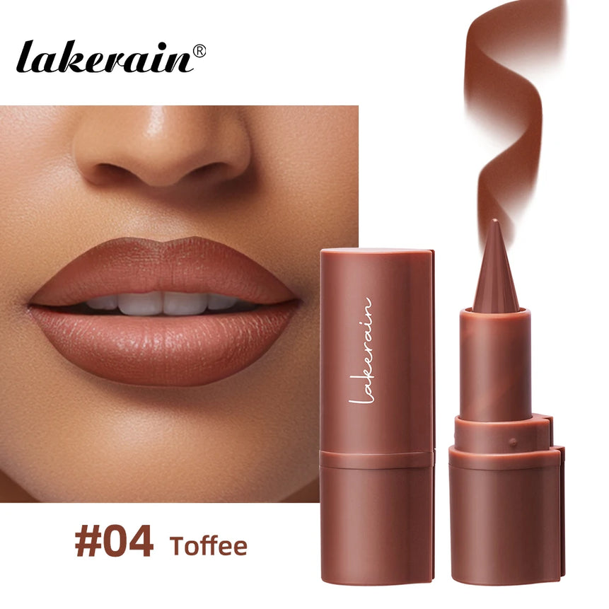 Tapered Gradient Lip Liner Matte Black Brown Velvet Lipstick Waterproof Non Sticky Contouring Tint Lipliner Crayon Lip Makeup