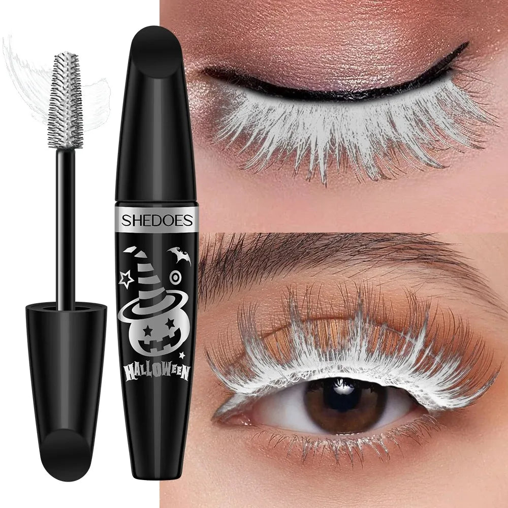 10 Color Waterproof Volumizing Mascara Smudge-Proof Curling Long-Lasting Sapphire Blue Pink Mascara for Bold Eye Look Cosmetics