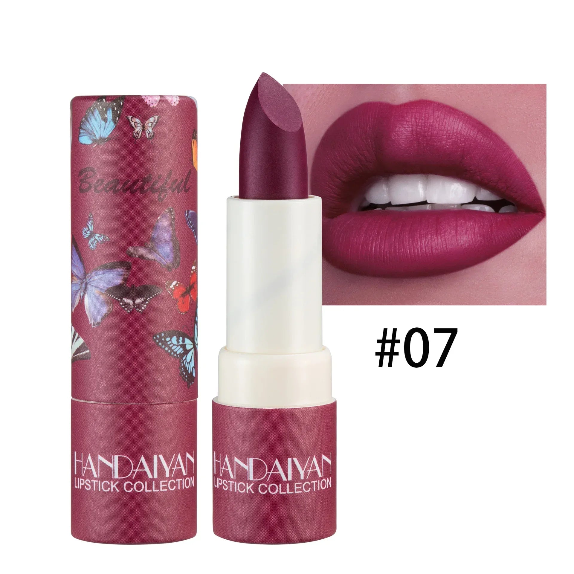 Nude Matte Velvet Lipstick 8 Colors Waterproof Long Lasting Not Fading Sexy Red Pink Lipsticks Non-Stick Cup Lip Makeup Cosmetic