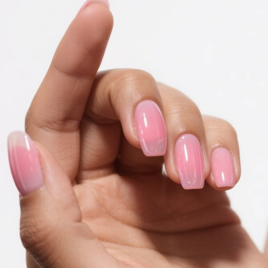 Tinovo Uno Natural Pink Nail Strengthener Lets Stop Brittle Soft Nails Hardener Keratin Nail Art Treatment Base Growth Oil Care