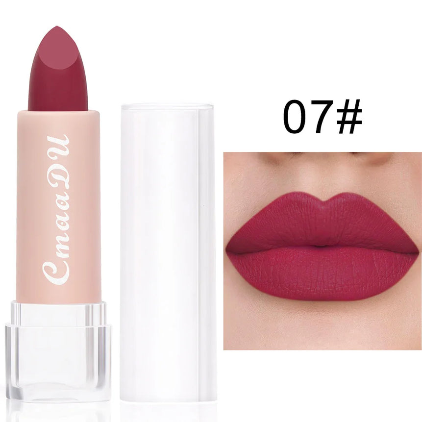 15 Colors Matte Lipstick 24 Hours Water Resistant Lipsticks Lip tint korean Makeup For Women Beauty Lip Stain Cheap Small Makeup