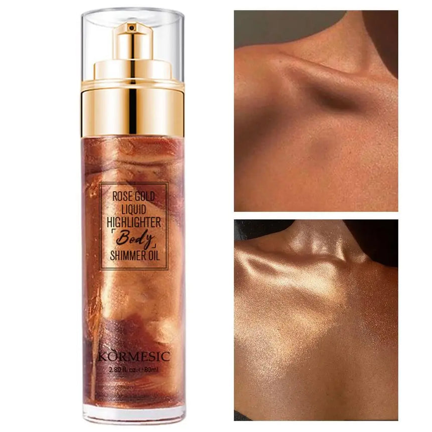 Glitter Spray Hair Body Glitter Spray Sparkly Quick High-Gloss Face Highlighter Long Lasting Shimmery Body Makeup Spray
