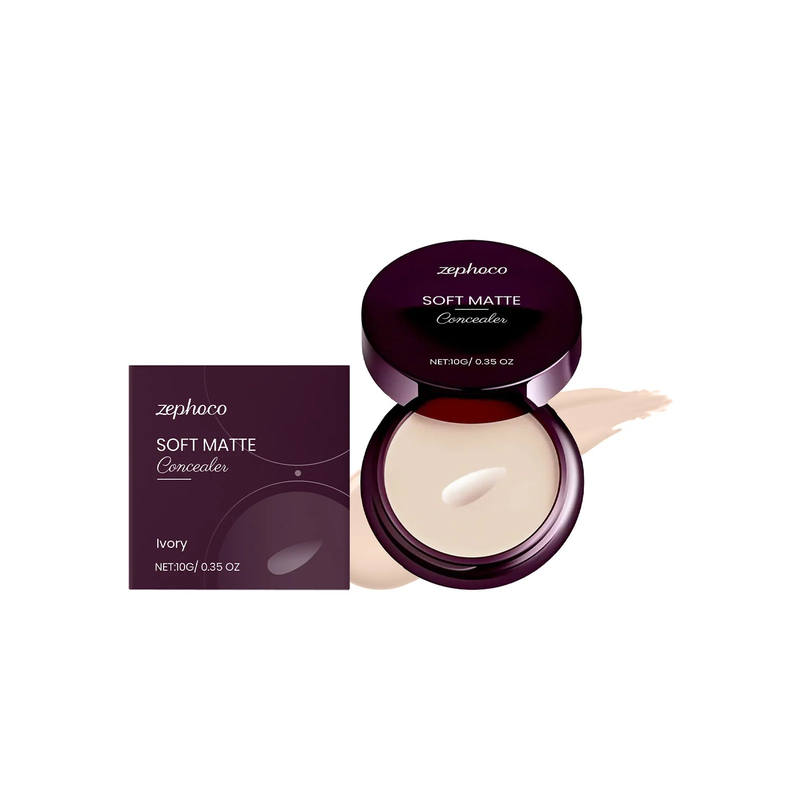Full Coverage Concealer Waterproof Natural Finish Hydrating Crease Proof Liquid Concealer Makeup for Under Eye Acne Spot