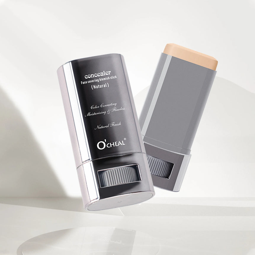 Ocheal Face Foundation Stick Long-wear Lightweight Brighten Stick  Face Blemish Beauty Makeup