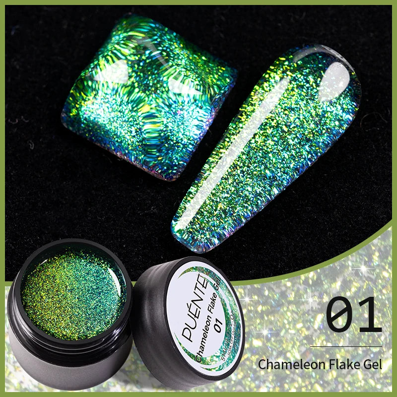 8ML Christmas Sparkling Reflective Diamond Glitter Liner Gel Nail Polish Soak Off UV Semi-Permanent Nail Art Varnish Manicure