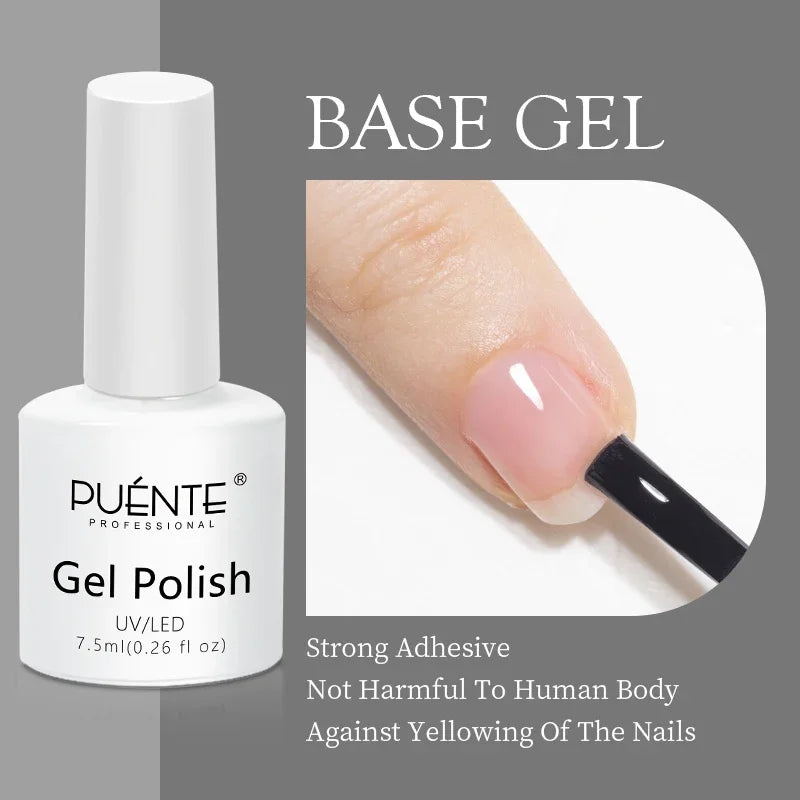 PUENTE Sparkle Platinum Gel Nail Polish 5ML Shiny Gold Silver Glitter Painting Gel Drawing Semi Permanent Varnish For Manicure