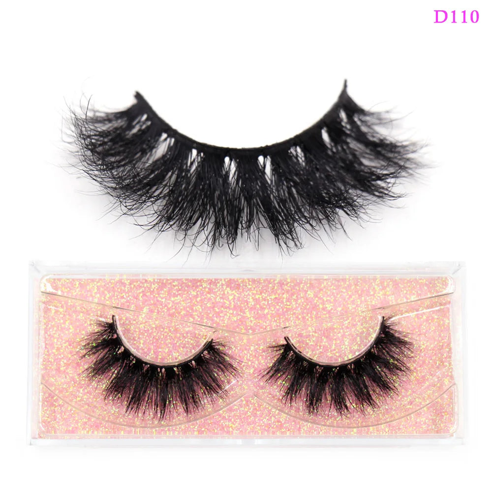 LEHUAMAO 3D Mink Lashes Makeup Eyelashes Fluffy Natural long fake lashes Full stripe reusable False Eyelash Extension 1 Pair