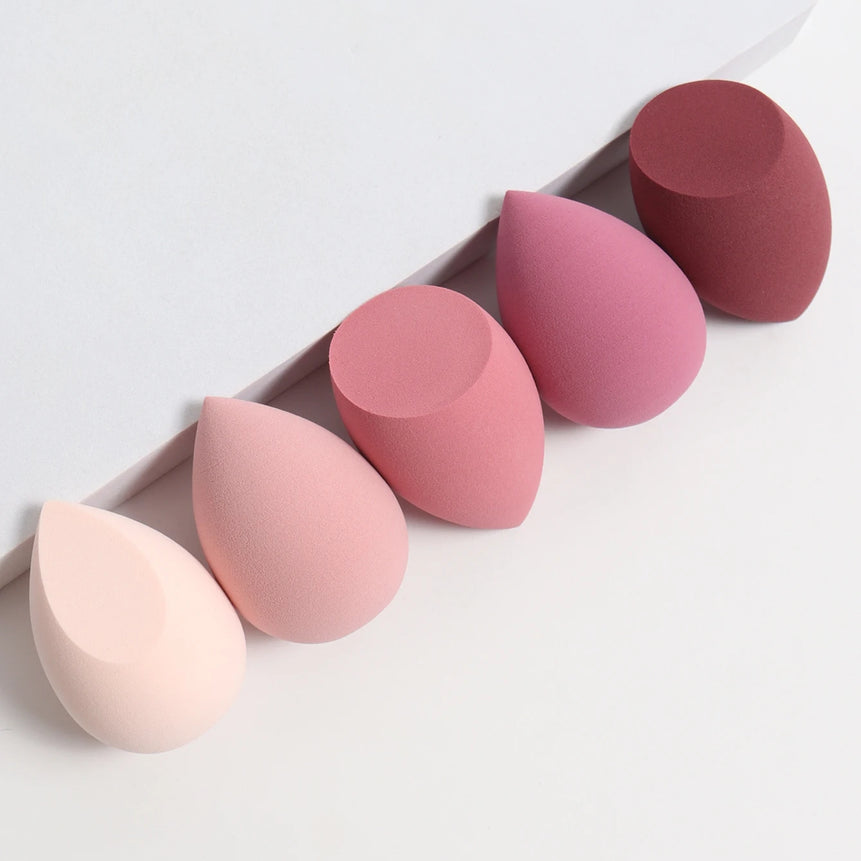 5 Bags of Beauty Eggs Makeup Sponge (Beauty Egg), Foundation Make-Up Mixed Beauty Sponge, Flawless Liquid, Cream and Powder, Mu