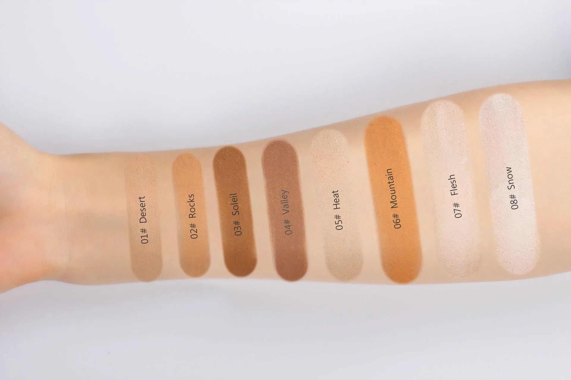 8 Color Long-Lasting Oil Control Matte Loose Face Powder - Invisible, -Matte Finishing Powder For Foundation Makeup