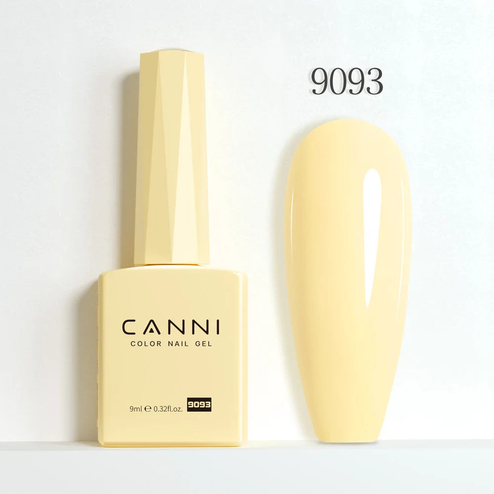 9ml CANNI HEMA/TPO FREE Nude Pink Color Nail Gel Polish Full Coverage Semi Permanent Long Wear Top Coat Venalisa Gel Varnish