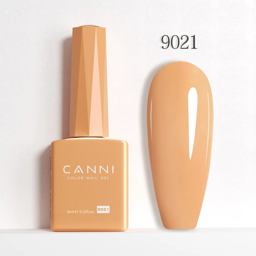 9ml CANNI HEMA/TPO FREE Nude Pink Color Nail Gel Polish Full Coverage Semi Permanent Long Wear Top Coat Venalisa Gel Varnish