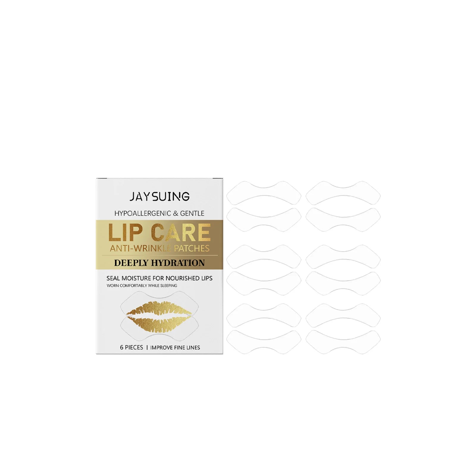 Hyaluronic Acid Nourishing Lip Mask Improve Fine Lines Reduce Dead Skin Long-Lasting Hydration Gentlees Dudu Lip Care Patches