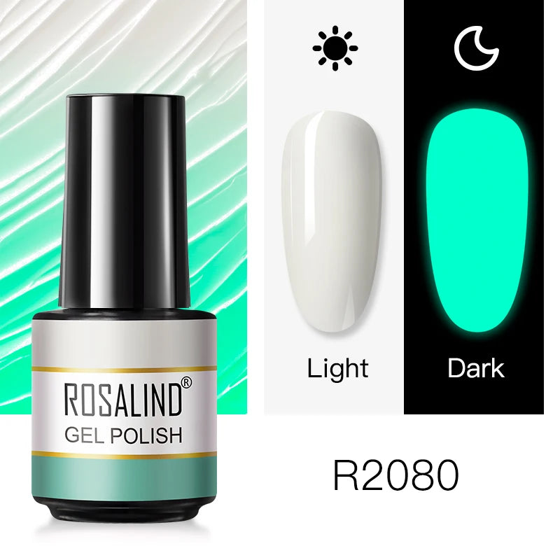 ROSALIND Gel Nail Polish Matte Base Top Coat For Soak Off Gel Polish UV LED Gel Semi Permanent Varnishes Design Nail Art