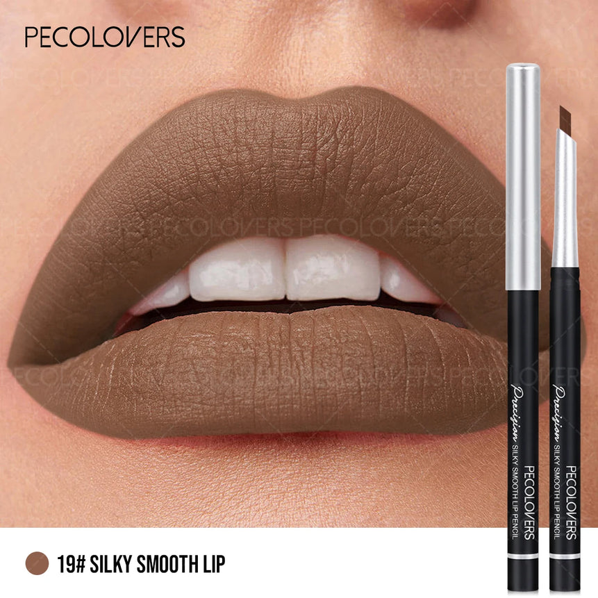 1PC Long-Lasting Waterproof Lip Liner Pen - Sweatproof Formula, Ideal for Crafting Delicate Makeup Looks