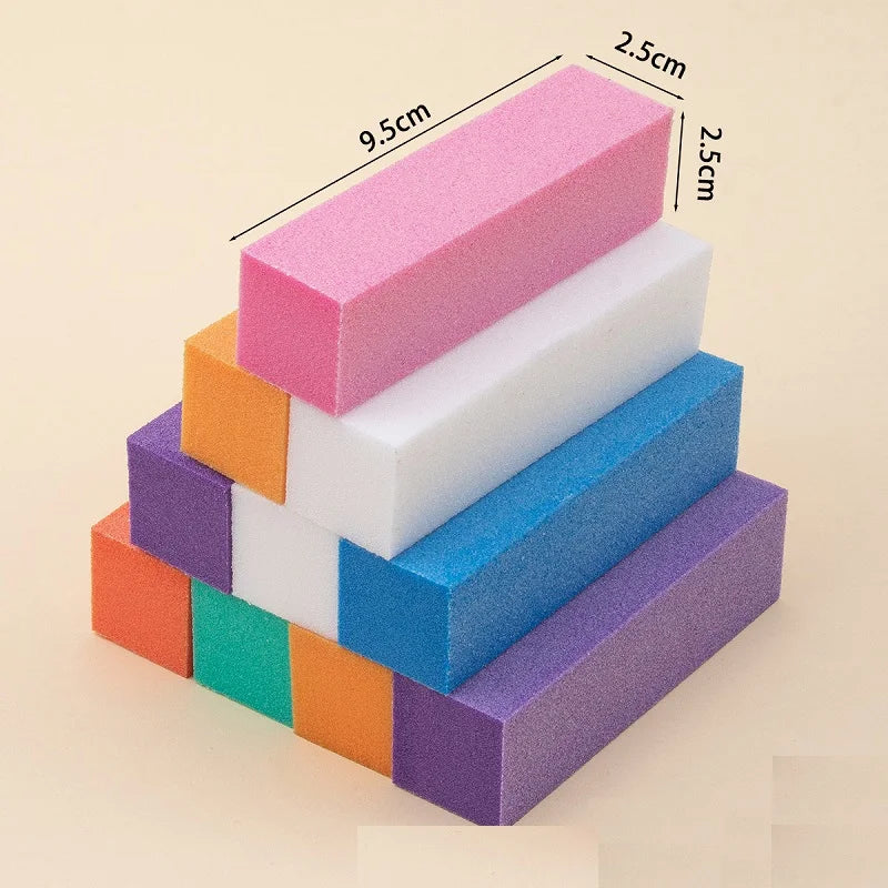 5/10PCS Nail Buffer Polishing Block Buffer for Polisher Manicure Buff Professional Sponge Nail File Milling Cutter for Manicure