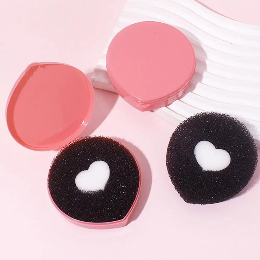 Heart Shaped Makeup Brush Cleaning Box Water Free Makeup Brush Brush Cleaning Tool Cleaning Mat Box Dry Wash Box