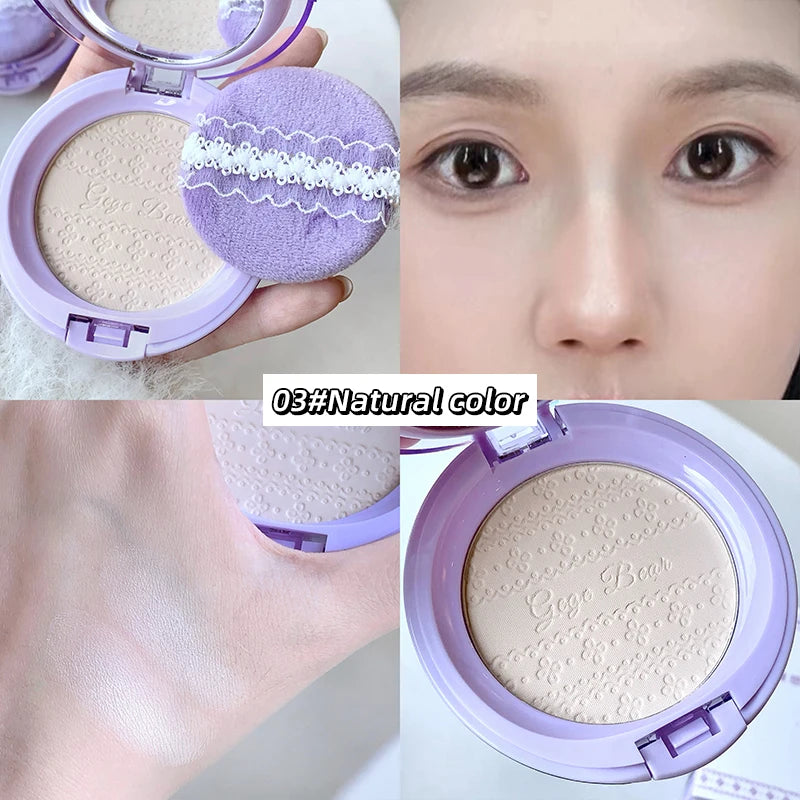 Gege bear set makeup powder soft coke clear powder fine texture waterproof set makeup