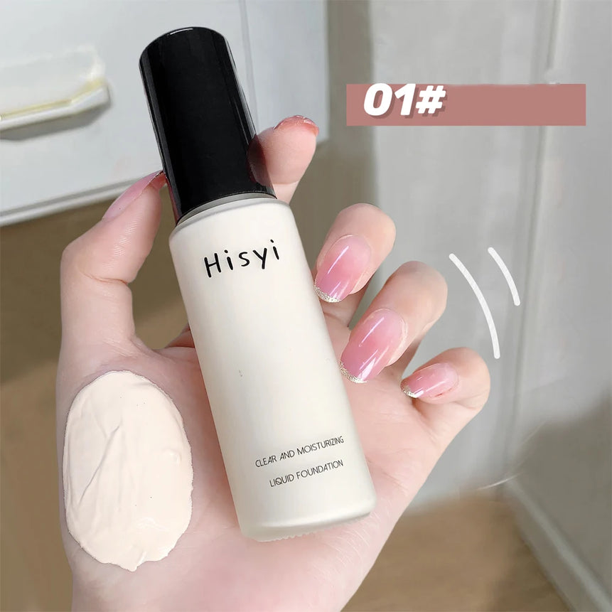 Liquid Foundation | Naturally Covers Flaws, Smooth Non-Cakey Finish, Lightweight Transparent Base, Conceals Blemishes