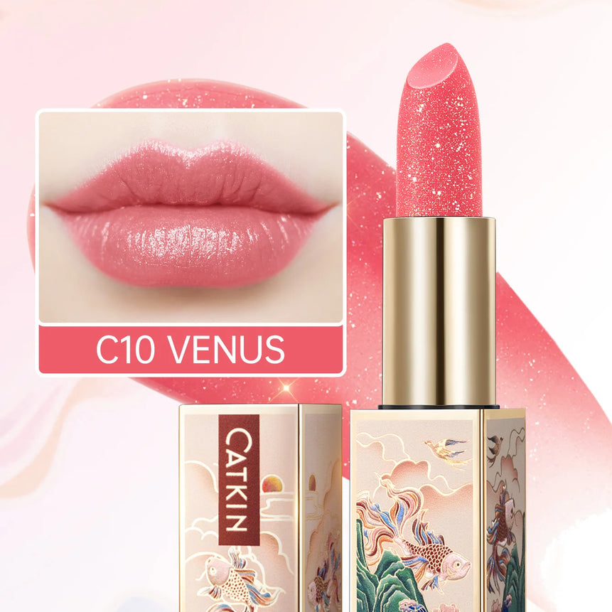 CATKIN SPARKLING LIP BALM MOONLIGHT COLOR-CHANGING LIP STICK - NEW SERIES