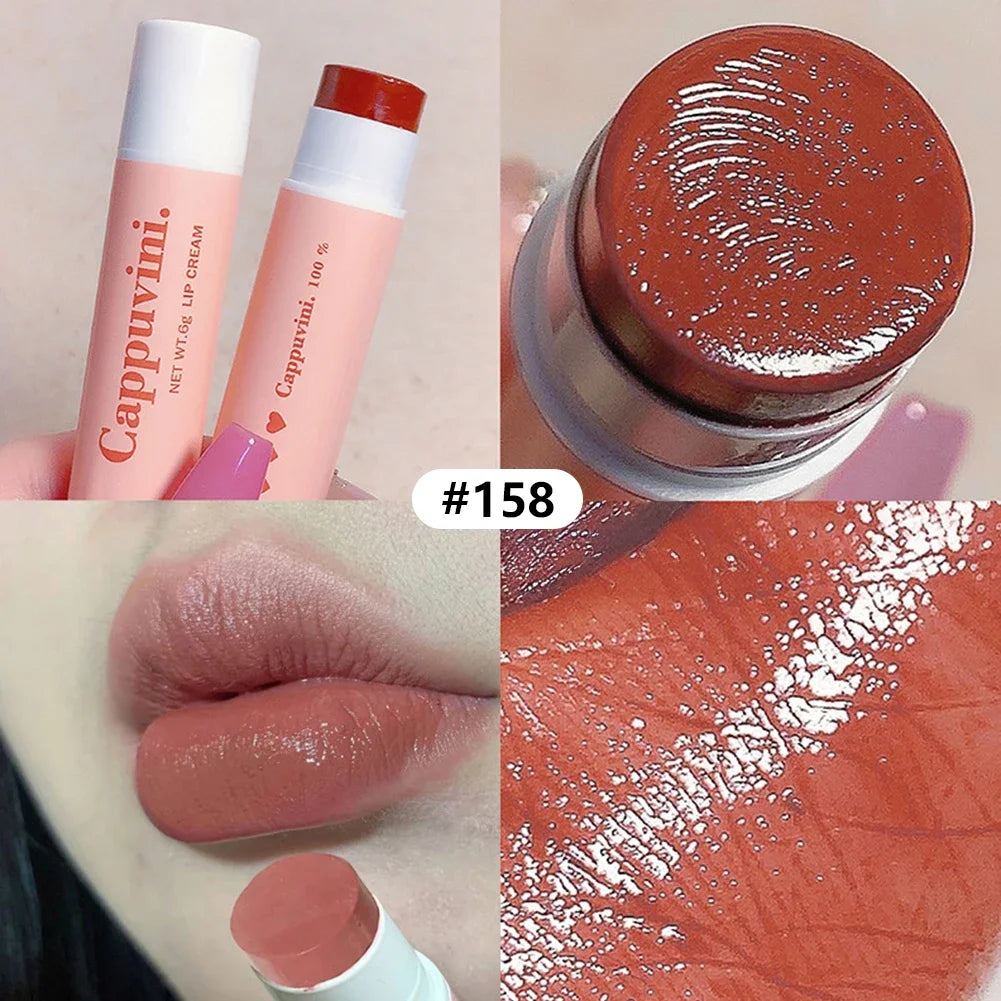 2-in-1 Lipstick Lip Balm 3 Colors Nourishing Moisturizing Lasting Lip Care Makeup