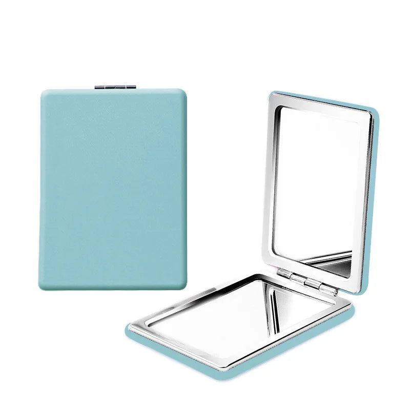 Folding Mirror Pocket Mini Portable Makeup Mirrors Travel Hand Small Mirror Vanity Foldable Compact Cosmetics Tools