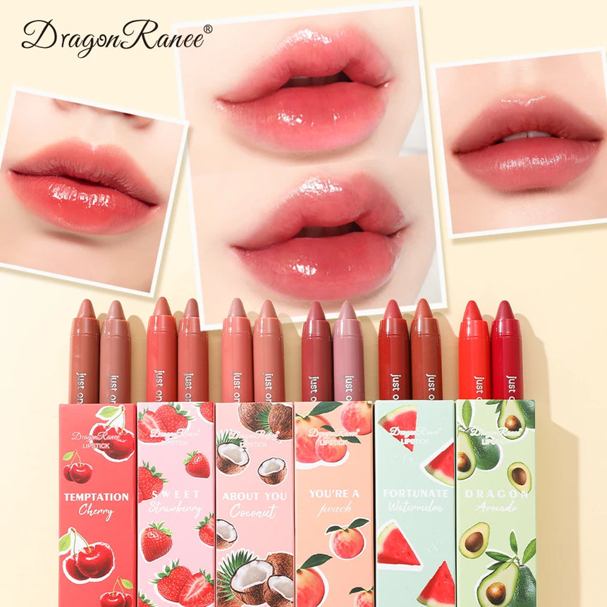 Two Lipstick Set, Water-Glossy Mirror, Light-Lasting, Moisturizing, Non-Removing Makeup, Long-Lasting Makeup Effect Lipstick Set