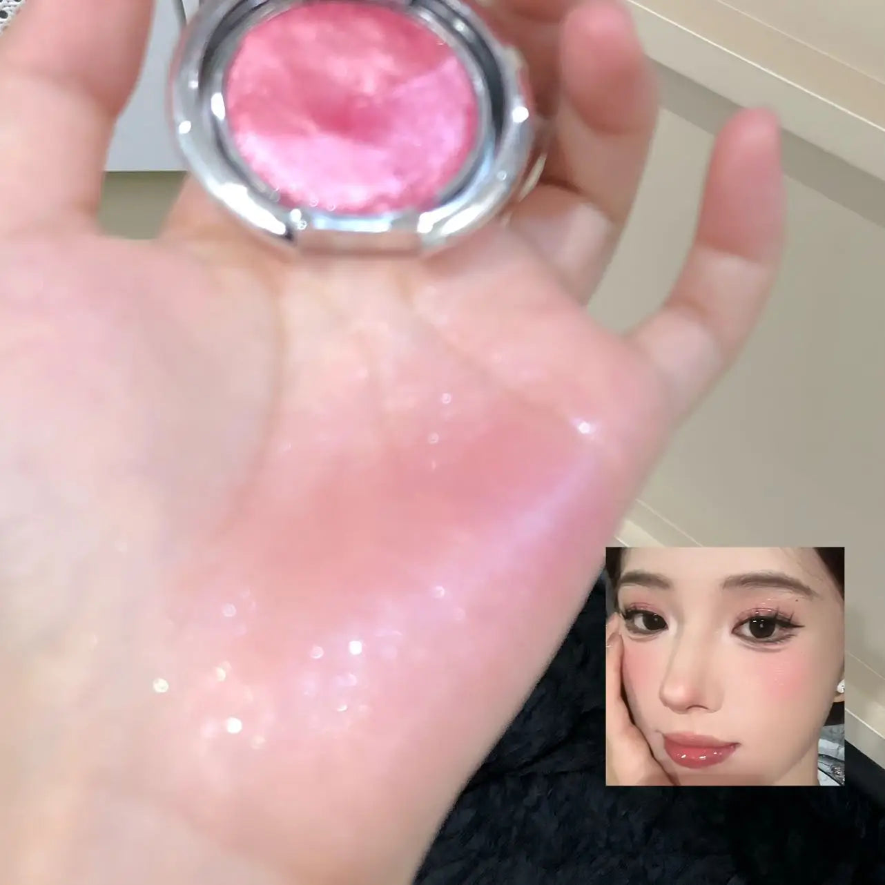 HERORANGE Highlight Cream Flashing Pearlescent Three-Dimensional Brightening Highlight Mashed Potato Texture Highlight Cream