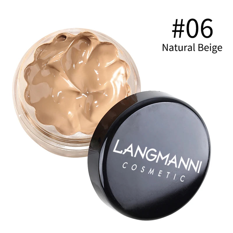 Langmanni concealer Repairing Cream Moisturizing and brightening skin tone lasting and hard to take off makeup concealer Primer