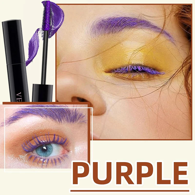 3D Mascara Lengthening Black Lash Eyelash Extension Eye Lashes Brush Beauty Makeup Long-wearing Gold Color Mascara