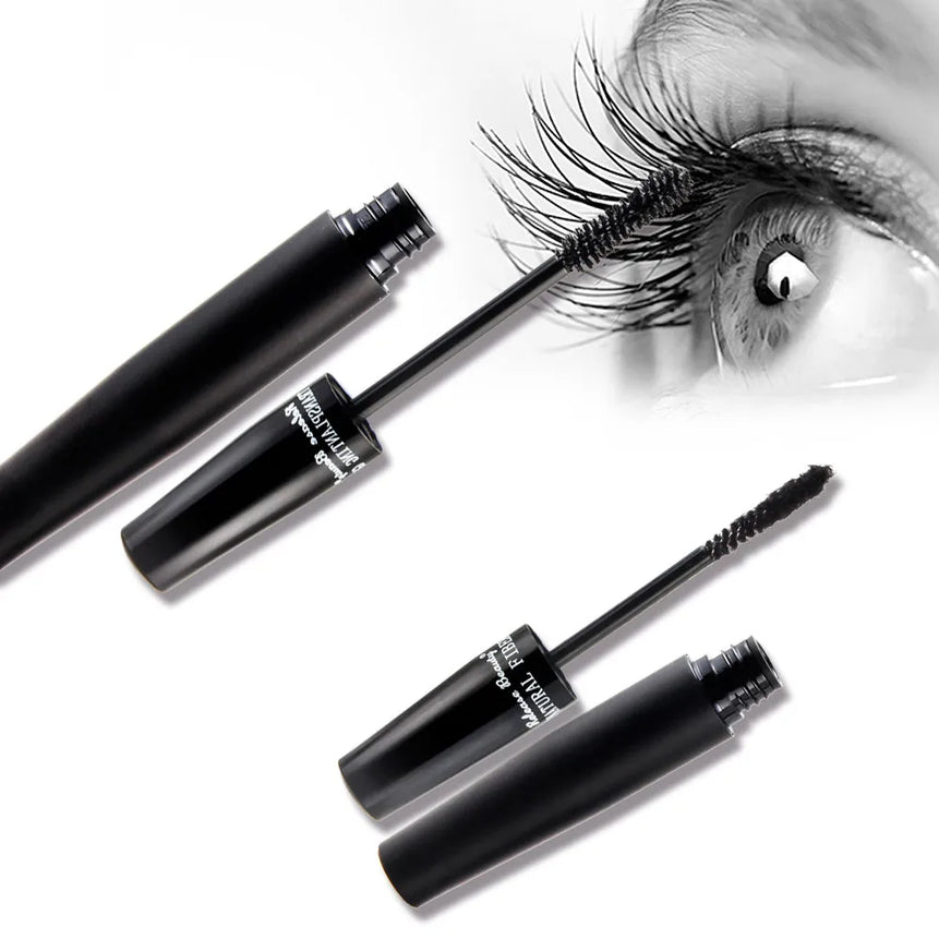 3D Lash Volumizing Mascara 2-Piece Set, Lengthening & Curling Effect, Waterproof Smudge-Proof for Dramatic Long Lashes, Black