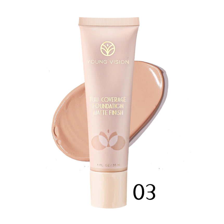 YOUNG VISION matte face concealer acne wheat face foundation cream 6 colors optional
