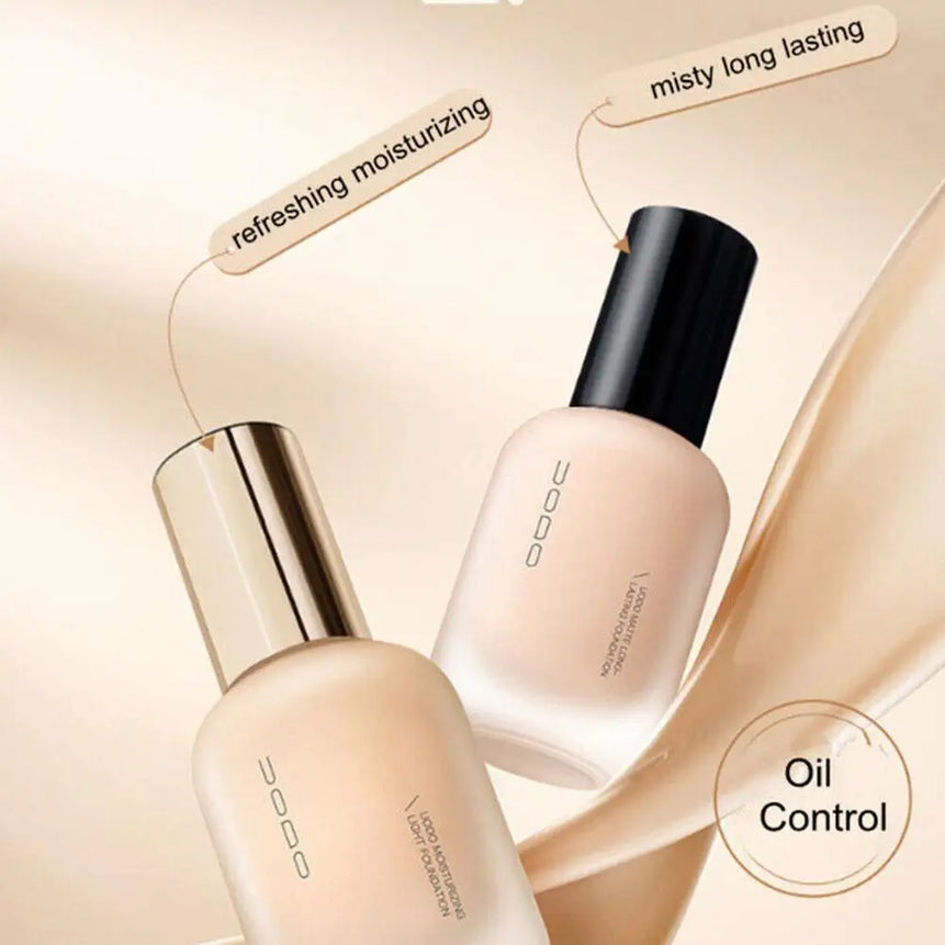 UODO Liquid Foundation Concealer Long-lasting BB Cream Waterproof Pore-minimizing Lasting Bright Dry To Oily Skin Care 30ml