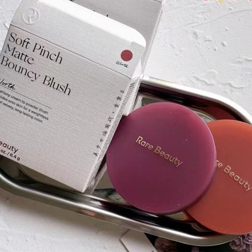 Rare Beauty Matte Long Lasting Blurred Bouncy Cushiony Cream-to-powder Blush Water-,Sweat- And Humidity-resistant Natural Flush