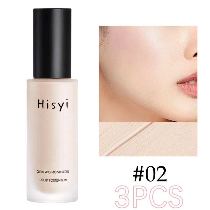 Liquid Foundation | Naturally Covers Flaws, Smooth Non-Cakey Finish, Lightweight Transparent Base, Conceals Blemishes
