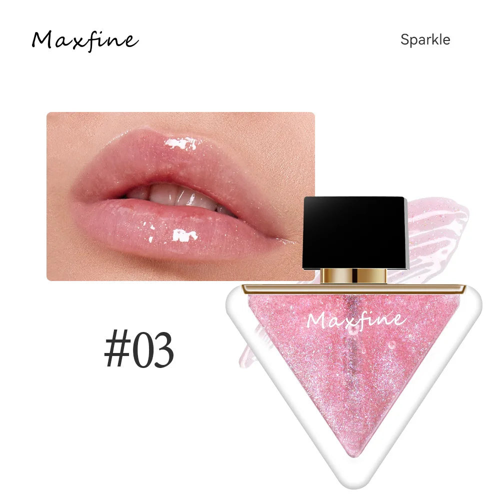 Shuguang Glass Lip Glaze European and American Dudu Lip Makeup Rich Lip Gloss Lip Oil Moisturizing Lip Gloss Transparent Lipstic