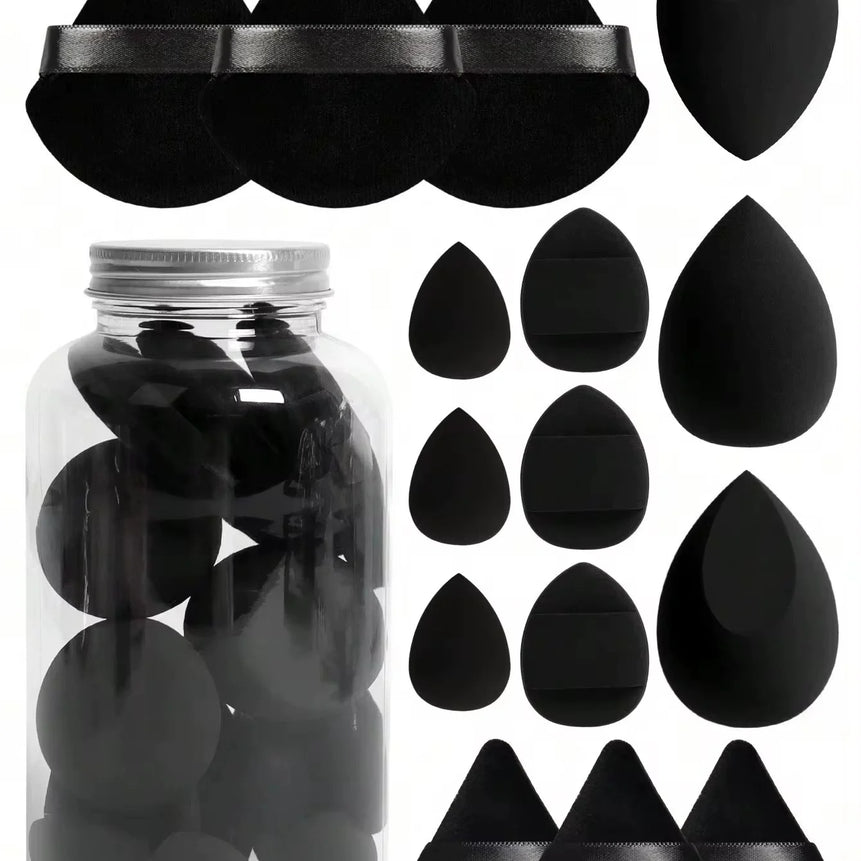 12/15Pcs Makeup Sponge Cosmetic Puff Foundation Sponges Blender Beauty Egg Powder Puffs Women Make Up Accessories Makeup Tools