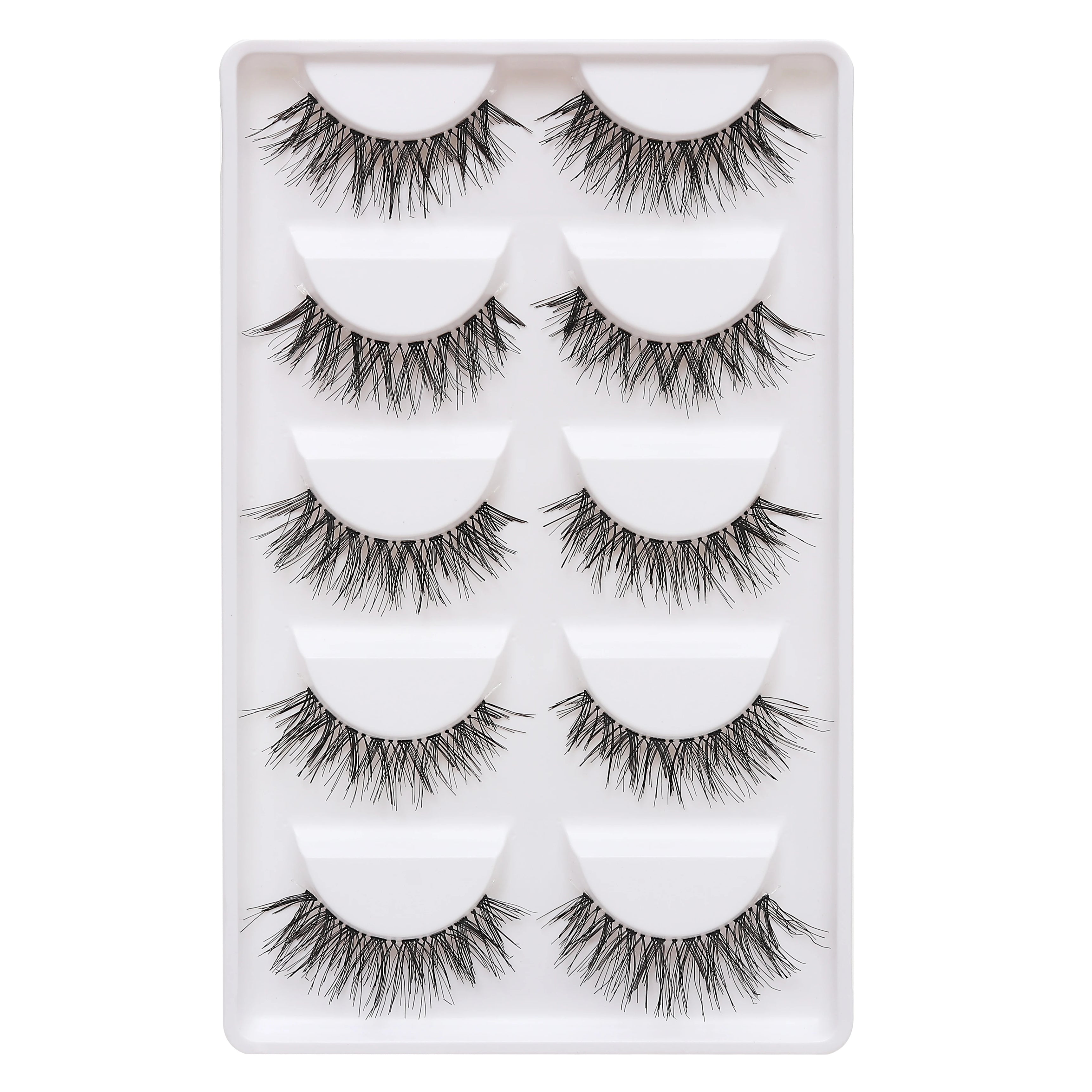 5 Pairs Individual Lashes Wispy Women Makeup Eyelash Extension Natural False Eyelashes Japanese False Eyelashes Cosplay Cilia