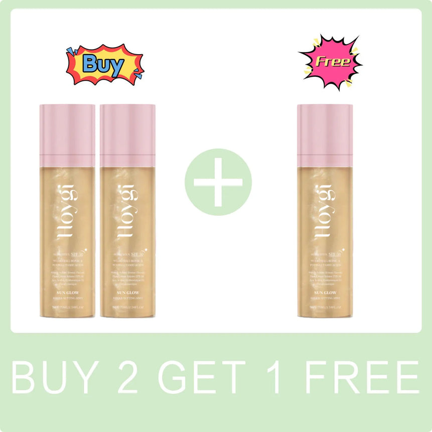 Hoygi Spf 50+ Setting Spray Oil Control Long Lasting Matte Natural Non Greasy Waterproof Fast Film Formation Fixer Makeup Spray