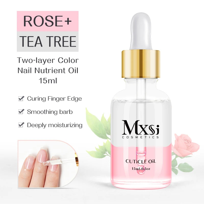 15ML Dried Flower Cuticle Nutrient Oil Nourish Restore Damaged Nails Vitamin Nail Polish Care Oil Soften Moisturizes Strength