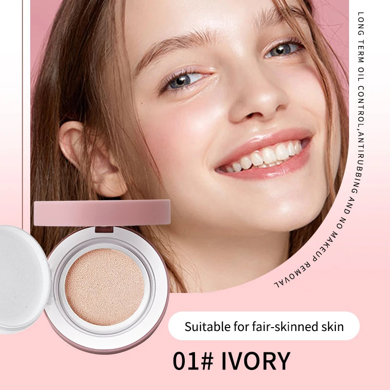 OCHEAL Cushion Foundation Cream Long Lasting Moisturizing Foundation For Face Makeup