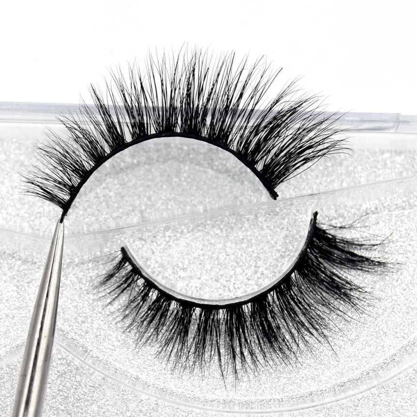 Visofree Eyelashes 3D Mink Lashes Soft Natural Handmade Cruelty Free Mink Eyelashes Lightweight  Full Strip Cilios Posticos D23
