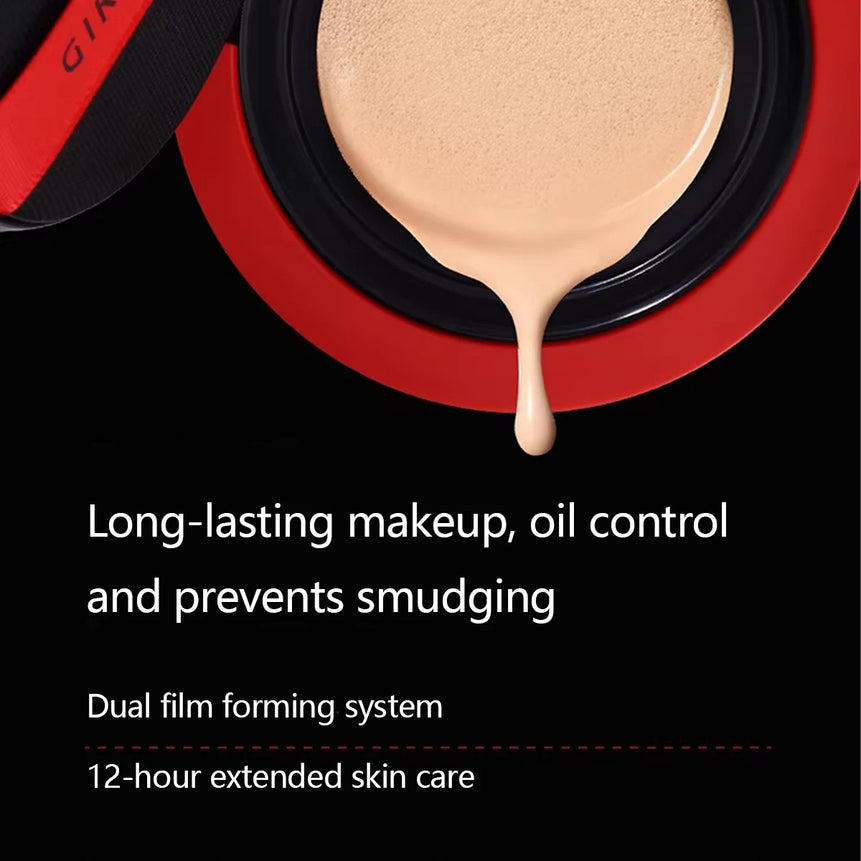 [ClearanceSale] Girlcult Twilight Cushion Foundation,Micro-Light Hydrating Texture,Long-Lasting Wear,Oil-Free Matte Cushion